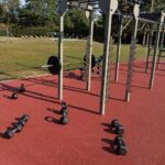 Workoutové ihrisko s činkami